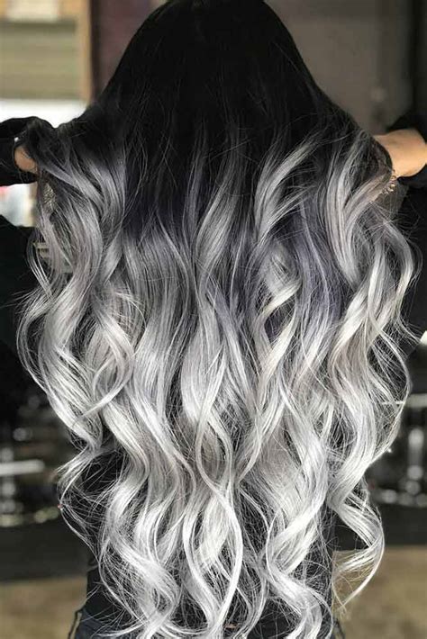 grey ombre hairstyles